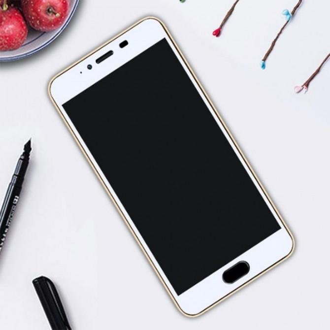 Защитное стекло для MEIZU M5 (0.15 мм, 3D Fiber белое)-3