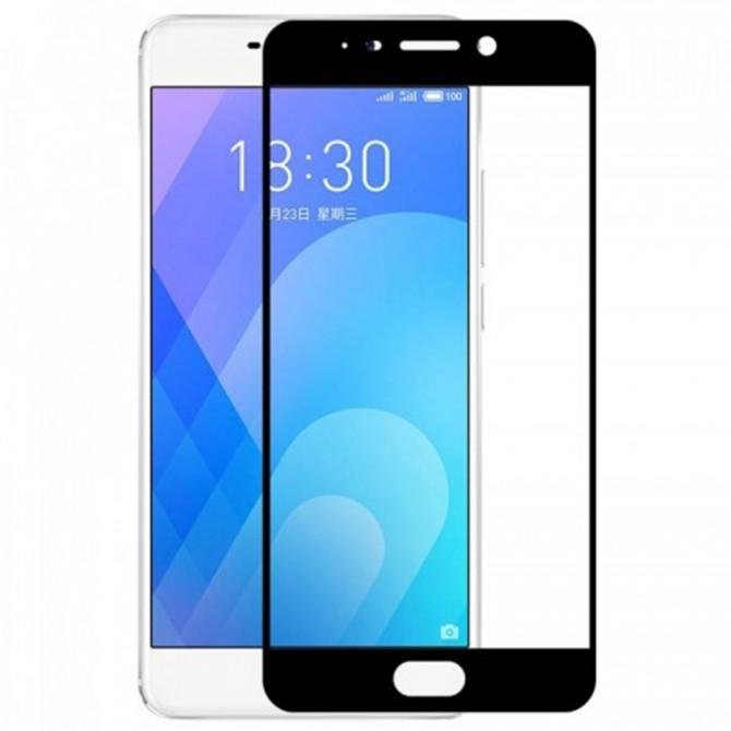 Захисне скло для MEIZU M5 Note (0.3 мм, 2.5D, з чорним Silk Screen покриттям)-2