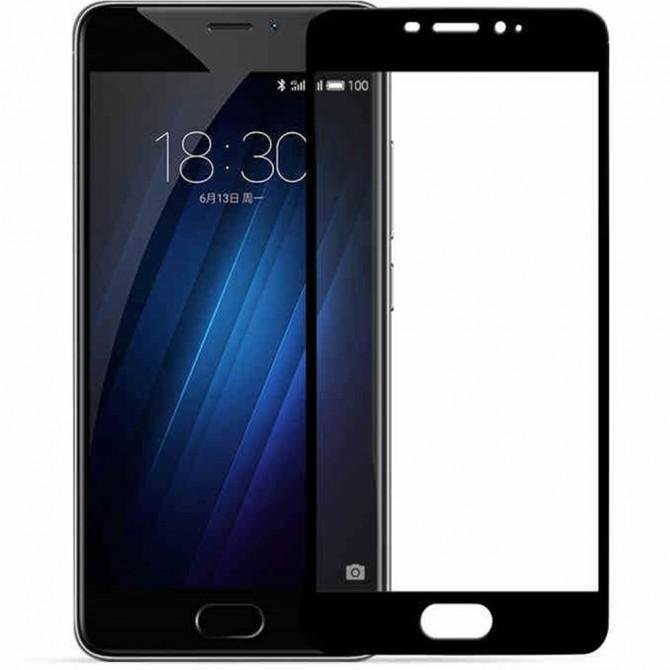 Защитное стекло для MEIZU M6 (0.3 мм, 2.5D, с чёрным Silk Screen покрытием)-2