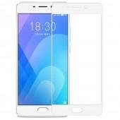 Защитное стекло для MEIZU M6 Note (0.3 мм, 2.5D, с белым Silk Screen покрытием)