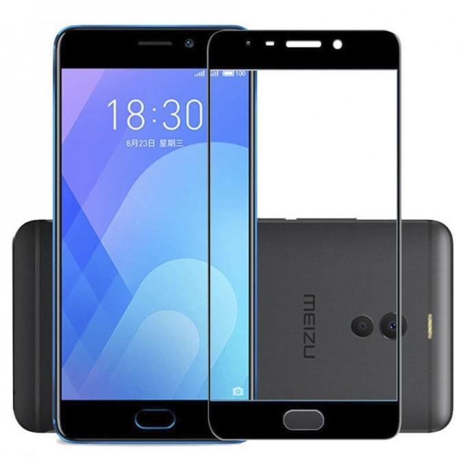 Защитное стекло для MEIZU M6 Note (0.3 мм, 2.5D, с чёрным Silk Screen покрытием)