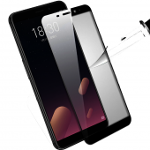 Защитное стекло для MEIZU M6s (0.3 мм, 2.5D, с чёрным Silk Screen покрытием) Защитное стекло для MEIZU M6s (0.3 мм, 2.5D, с чёрным Silk Screen покрытием)