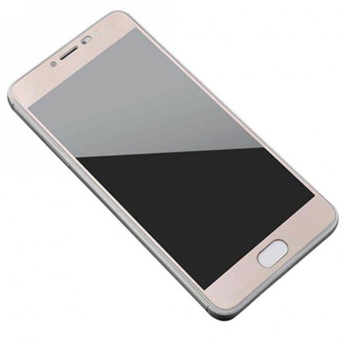 Защитное стекло для MEIZU MX6 (0.3 мм, 2.5D, с золотистым Silk Screen покрытием)-1