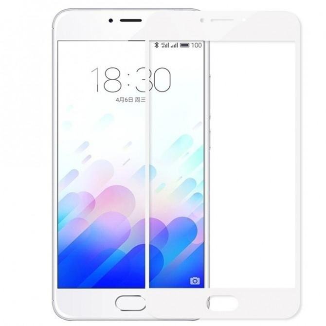 Защитное стекло для MEIZU Pro 6/Pro 6s (0.3 мм, 2.5D, с белым Silk Screen покрытием)-1
