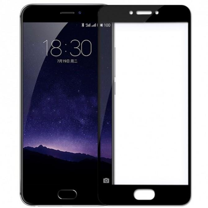 Захисне скло для MEIZU Pro 6/Pro 6s (0.3 мм, 2.5D, з чорним Silk Screen покриттям)-2