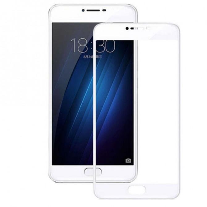 Защитное стекло для MEIZU U10 (0.3 мм, 2.5D, с белым Silk Screen покрытием)-2