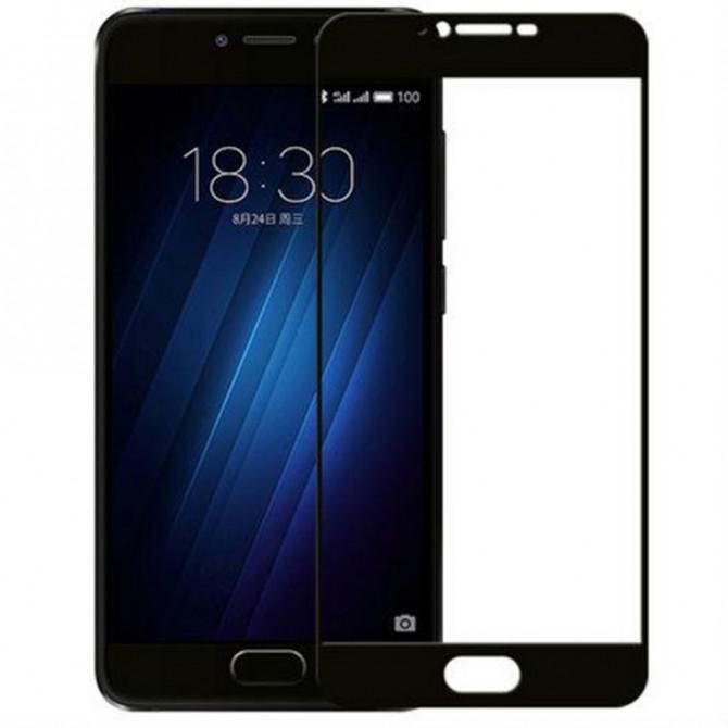 Защитное стекло для MEIZU U10 (0.3 мм, 2.5D, с чёрным Silk Screen покрытием)-1