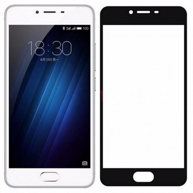 Захисне скло для MEIZU U20 (0.15 мм, 3D Fiber чорне)-2