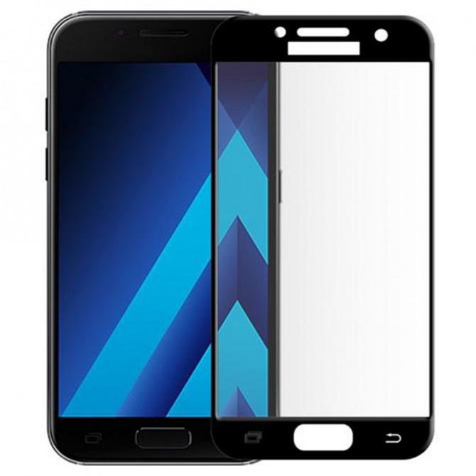 Защитное стекло для SAMSUNG A320 Galaxy A3 (2017) (0.3 мм, 2.5D, с черным Silk Screen покрытием)