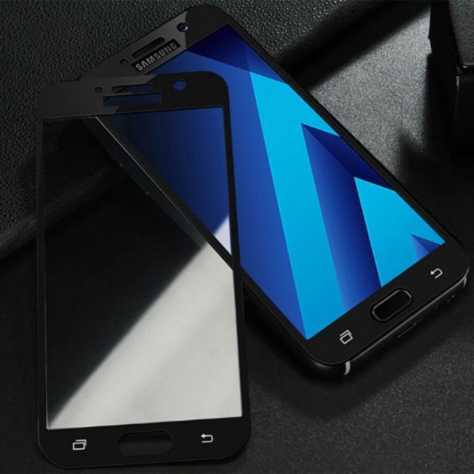 Защитное стекло для SAMSUNG A320 Galaxy A3 (2017) (0.3 мм, 2.5D, с черным Silk Screen покрытием)-2