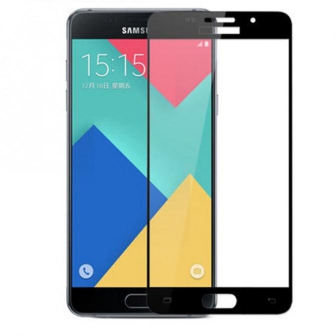 Защитное стекло для SAMSUNG A510 Galaxy A5 (2016) (0.3 мм, 2.5D, с чёрным Silk Screen покрытием)-1
