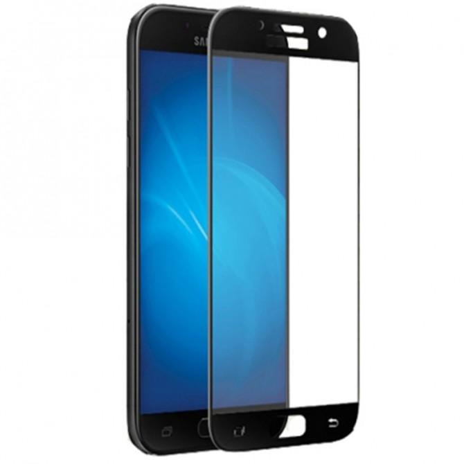 Защитное стекло для SAMSUNG A520 Galaxy A5 (2017) (0.3 мм, 5D чёрное)-1