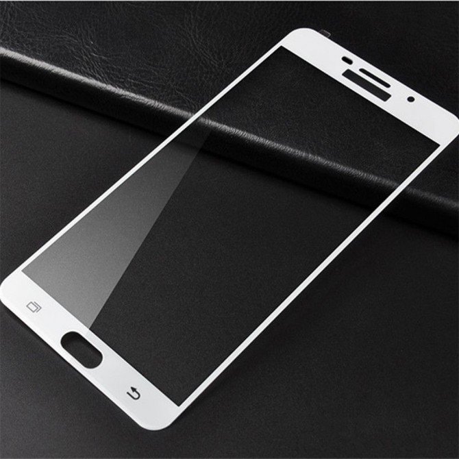 Защитное стекло для SAMSUNG A710 Galaxy A7 (2016) (0.3 мм, 2.5D, с белым Silk Screen покрытием)-1