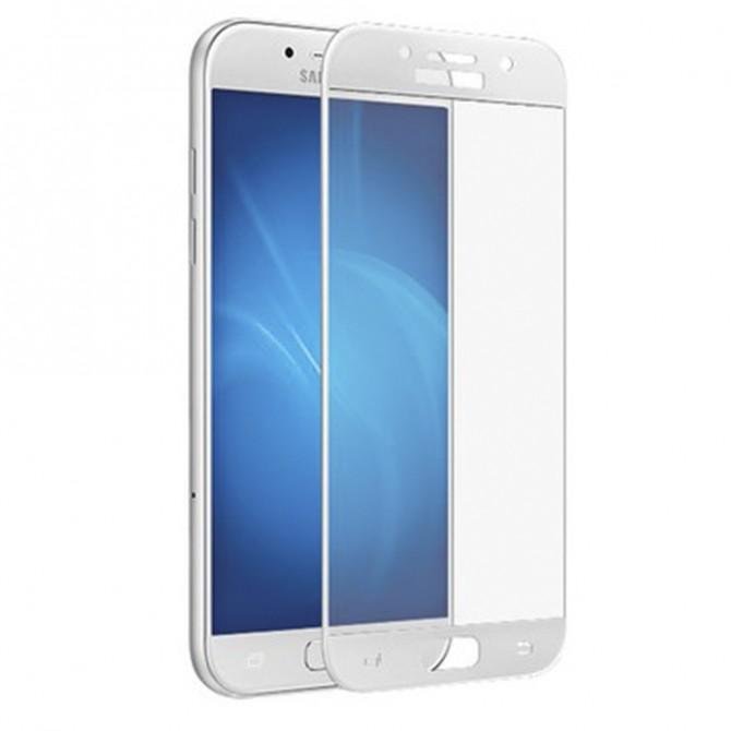 Защитное стекло для SAMSUNG A720 Galaxy A7 (2017) (0.3 мм, 2.5D, с белым Silk Screen покрытием)-1