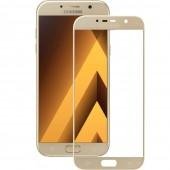 Защитное стекло для SAMSUNG A720 Galaxy A7 (2017) (0.3 мм, 2.5D, с золотистым Silk Screen покрытием)