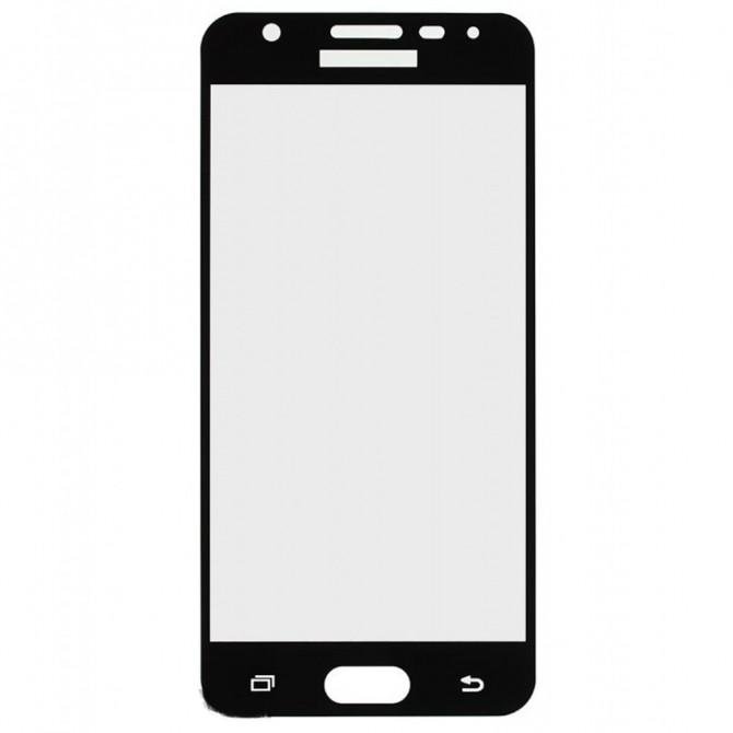 Защитное стекло для SAMSUNG G570F Galaxy J5 Prime (0.3 мм, 2.5D, с чёрным Silk Screen покрытием)-1