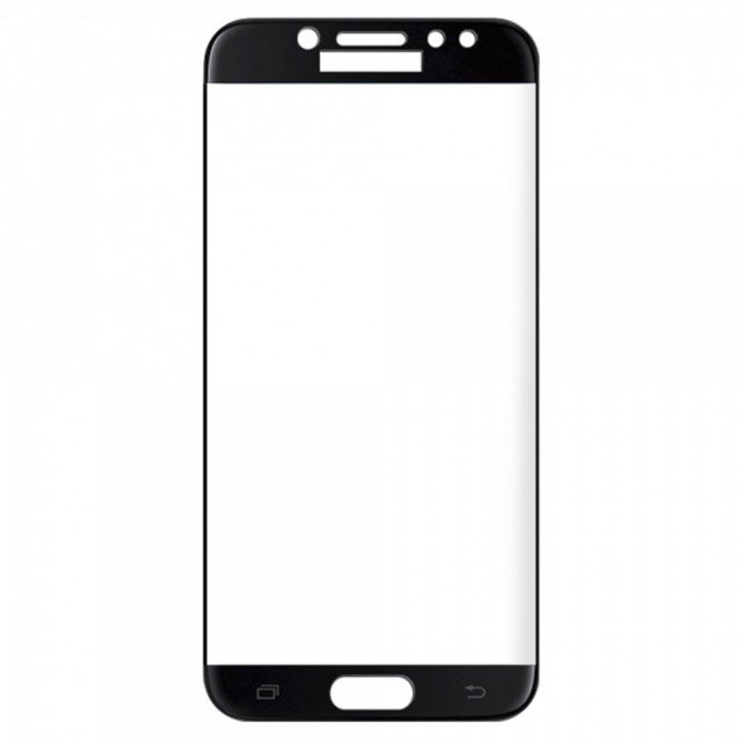 Захисне скло для SAMSUNG J530 Galaxy J5 (2017) (0.3 мм, 2.5D, з чорним Silk Screen покриттям)-2