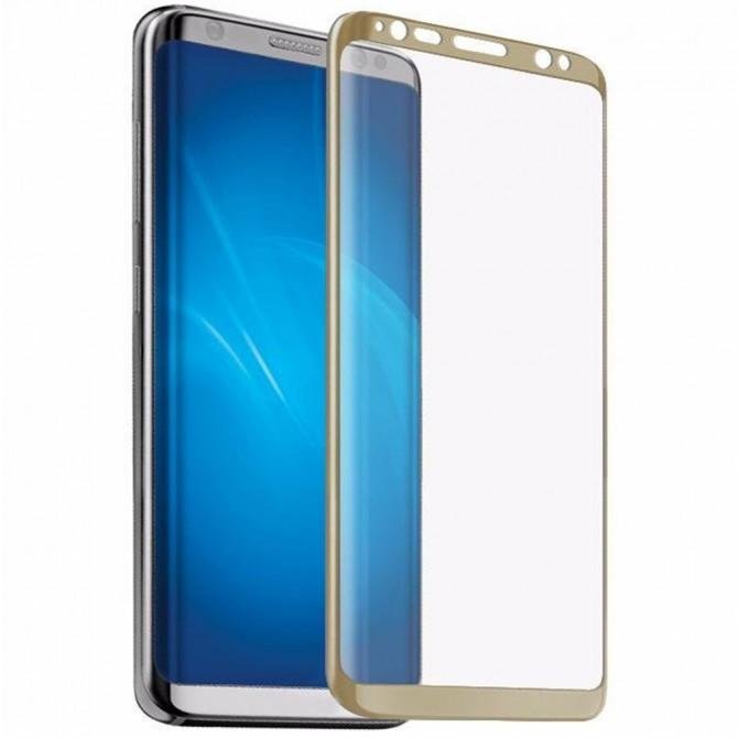 Защитное стекло для SAMSUNG N950 Galaxy Note 8 (0.3 мм, 3D New Design золотистое)-2
