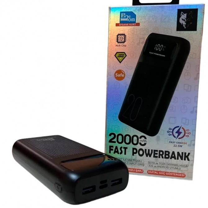Повербанк PALEON PLO-Fast20 22.5W 20000 mAh Black