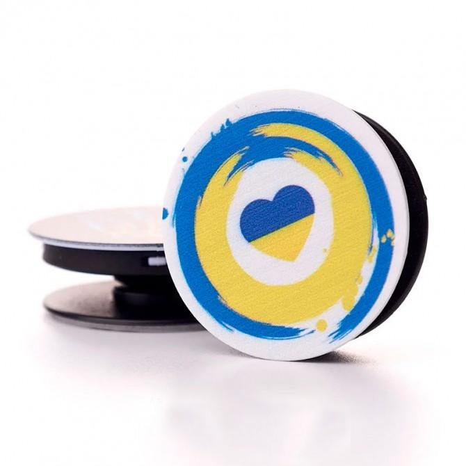 Держатель Pop Socket Сердце - Украина