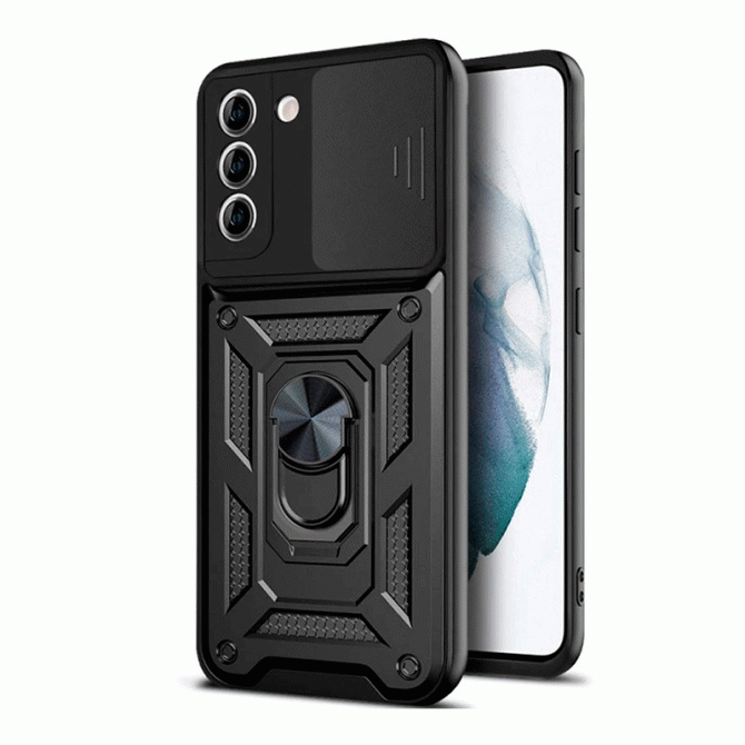 Чехол HONOR Hard Defence Series Samsung Galaxy S23 Plus Black (with Camshield and magnet)