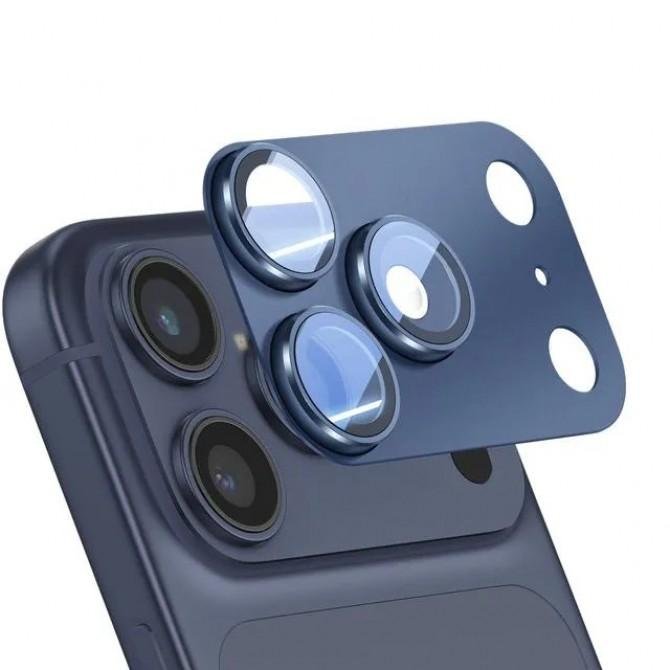 Захисне скло на камеру Titan Armor (тех.пак) для Apple iPhone 17 Pro Deep Blue