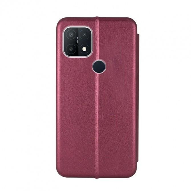 Чехол-книжка U-Like Best Oppo A15s/A15 Marsala-1