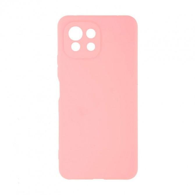 Чехол Original Soft Case Xiaomi Mi 11 Lite Розовый FULL