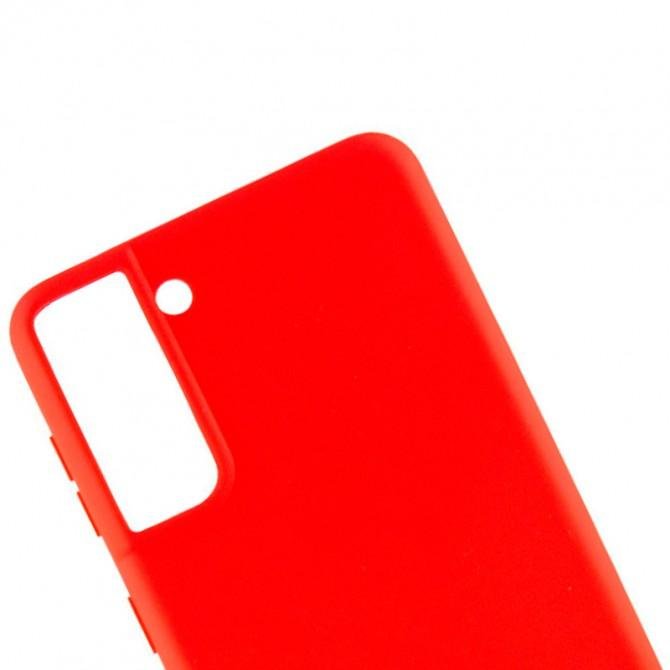Чехол Soft Case Samsung G990 Galaxy S21 FE Красный FULL-2