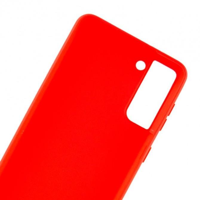 Чехол Soft Case Samsung G990 Galaxy S21 FE Красный FULL-3
