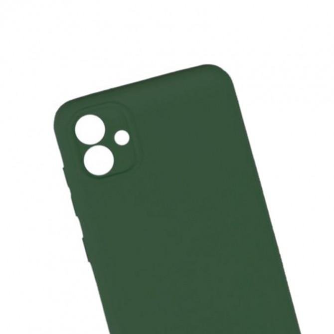 Силіконовий чохол для Samsung A065 Galaxy A06 Темно Зелений FULL-1