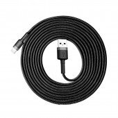 Кабель Baseus Cafule Lightning (CALKLF-) Black/Grey 3m Кабель Baseus Cafule Lightning (CALKLF-) Black/Grey 3m