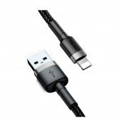 Кабель Baseus Cafule Lightning (CALKLF-) Black/Grey 3m Кабель Baseus Cafule Lightning (CALKLF-) Black/Grey 3m