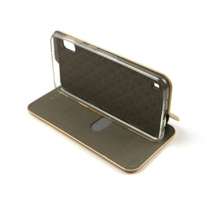 Чехол книжка U-Like Best для Samsung A105 Galaxy A10 2019 Gold-3