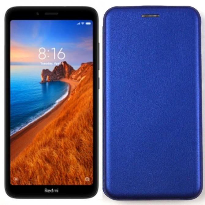 Чохол книжка U-Like Best для Xiaomi Redmi 7a Синій