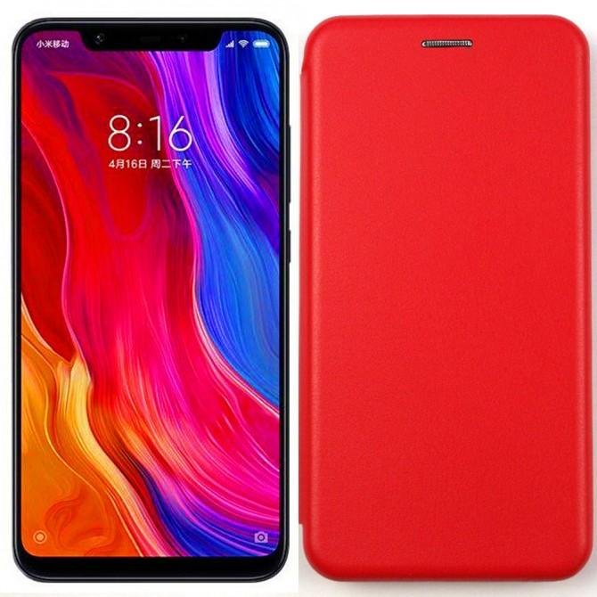 Чохол книжка U-Like Best для Xiaomi Mi8 Червоний