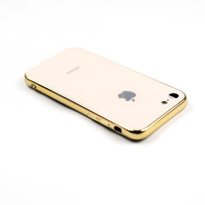 Чохол U-Like Glossy Logo series для iPhone 7/8 Золотий-2