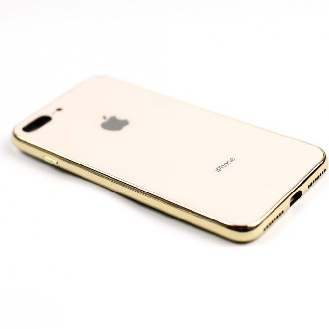 Чохол U-Like Glossy Logo series для iPhone 7/8 Plus Золотий-2