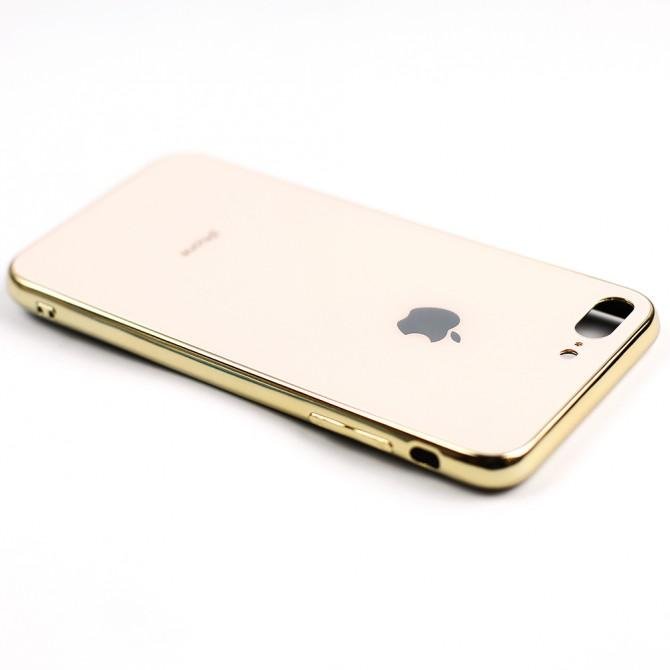 Чохол U-Like Glossy Logo series для iPhone 7/8 Plus Золотий-3
