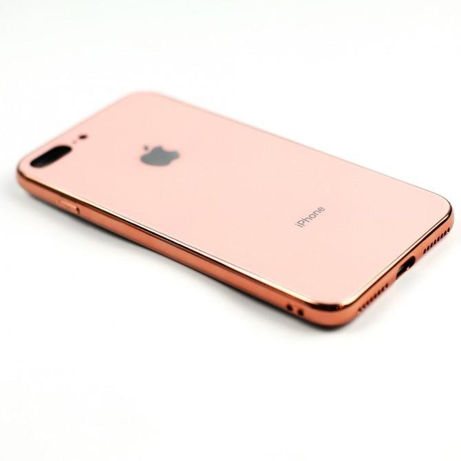 Чехол U-Like Glossy Logo series для iPhone 7/8 Plus Розовый-2