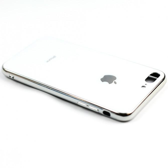 Чехол U-Like Glossy Logo series для iPhone 7/8 Plus Белый-3