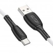 Кабель USB Borofone BX86 Advantage Type-C 3A 1m White Кабель USB Borofone BX86 Advantage Type-C 3A 1m White