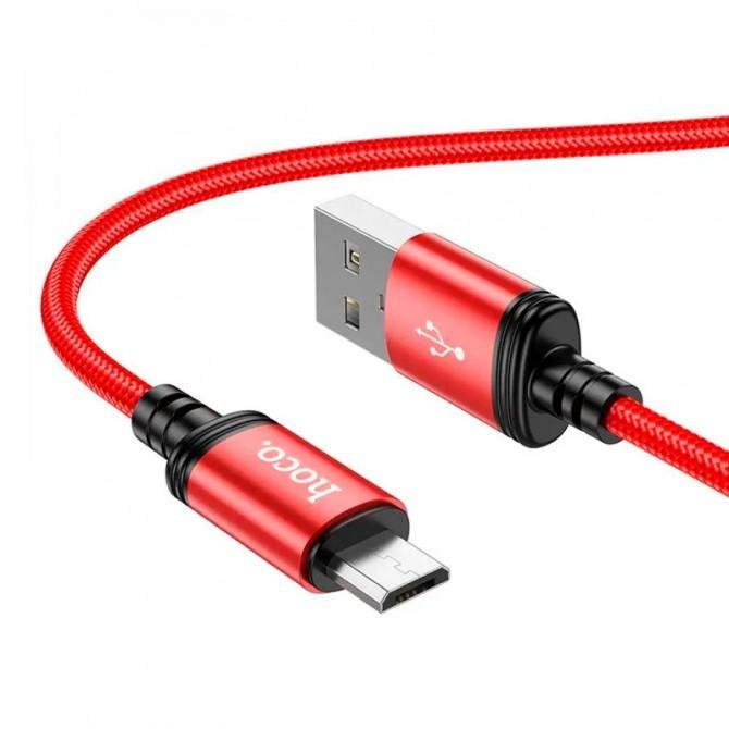 Кабель Hoco X89 Wind MicroUSB Red 1m