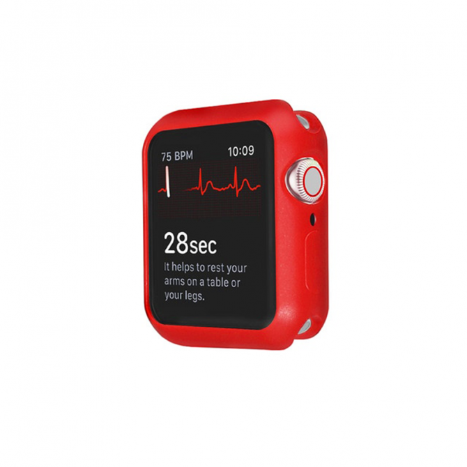 Силіконовий Чохол для Apple Watch 42mm Червоний-2