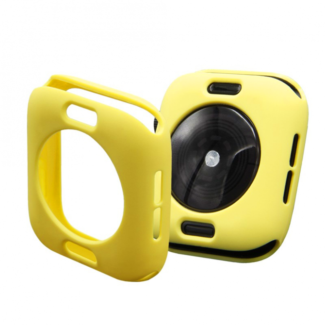 Силіконовий Чохол для Apple Watch 42mm Жовтий-1
