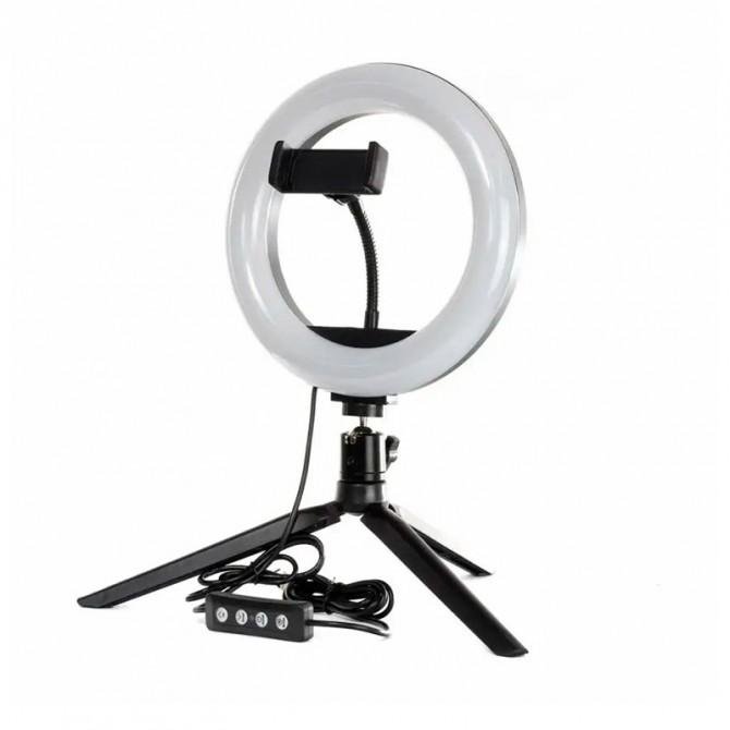 Кольцевая Led Лампа LJJ для фото 33 см с зажимом для телефона