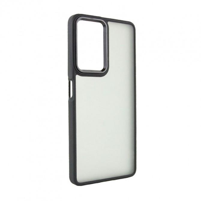 Чехол TPU+PC Lyon Frosted series Oppo A57s/ A57 4G/ A77s Black