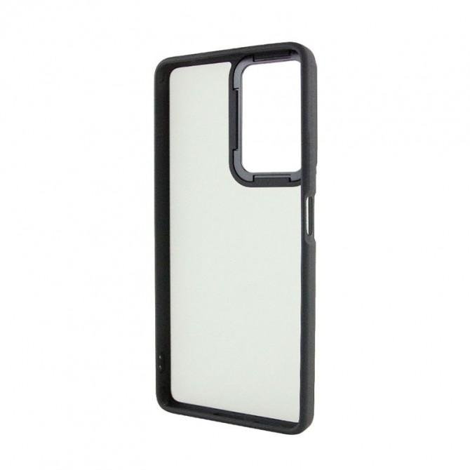 Чехол TPU+PC Lyon Frosted series Oppo A57s/ A57 4G/ A77s Black-1