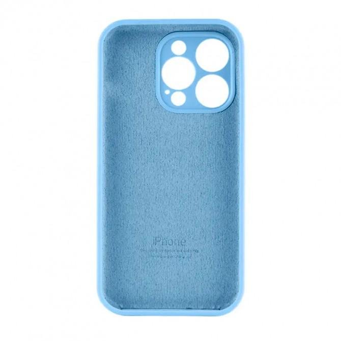 Силиконовый чехол для iPhone 15 Pro Cornflower FULL-1
