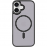 Чехол Matt Soft Frame Case для iPhone 17 Черный